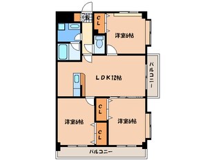 アベニールＫＡＩの物件間取画像